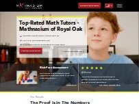 Website Screenshot Mathnasium