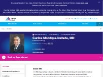 Website Screenshot Carlos Montoya-Iraheta, MD