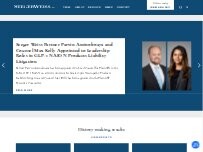 Website Screenshot Seeger Weiss LLP