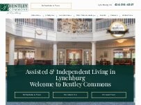 Website Screenshot Bentley Commons at Lynchburg