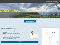 Website Screenshot Sunset RV Park Montana