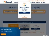 Website Screenshot Budget Car Rental
