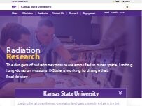Website Screenshot Kansas State University - Main Campus