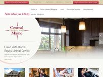 Central Maine Federal Credit Union. website screenshot