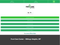 Website Screenshot The Foot Care Center
