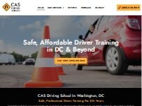 Website Screenshot CAS Driving School