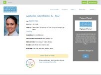 Website Screenshot Cabello, Stephanie S., MD
