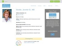 Website Screenshot Stroble, Jennifer D., MD, PhD