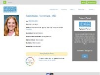 Website Screenshot Nabizada, Veronica, MD