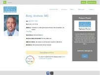 Website Screenshot Burg, Andrew, MD