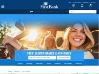 Website Screenshot FirstBank