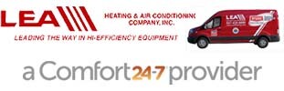 Lea Heating & Air Conditioning Logo