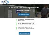 Website Screenshot Maui AC Services