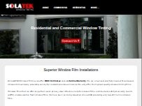 Website SOLATEK Window tinting