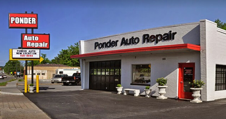 Ponder Auto Repair Logo