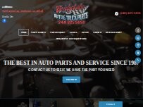 Website Screenshot Bridge Lake Auto & Truck Parts