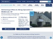 Website Screenshot Schweiger Dermatology & Allergy - Middletown, NY