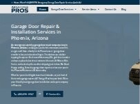 Website AZ Garage Pros