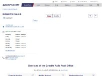 Website Screenshot United States Postal Service