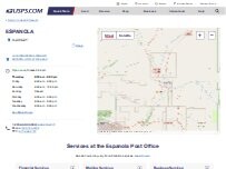 Website Screenshot United States Postal Service