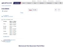 Website Screenshot United States Postal Service