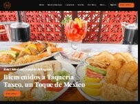 Website Screenshot Taqueria Taxco
