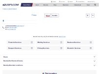 Website Screenshot United States Postal Service