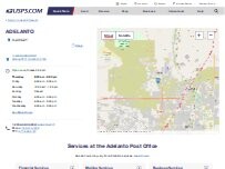 Website Screenshot United States Postal Service