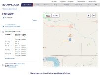 Website Screenshot United States Postal Service