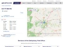 Website Screenshot United States Postal Service