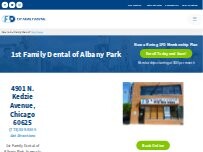 Website Screenshot 1st Family Dental-Albany Park