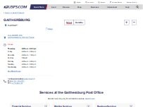 Website Screenshot United States Postal Service