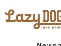 Website Screenshot Lazy Dog Restaurant & Bar