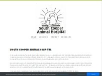 Website Screenshot South Cooper Animal Hospital