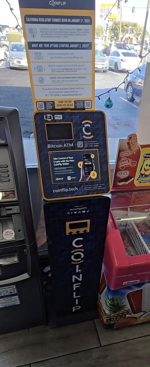 Images CoinFlip Bitcoin ATM - Bellflower Market Liquor (Bellflower)