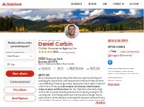 Website Screenshot Daniel Corbin - State Farm Insurance Agent