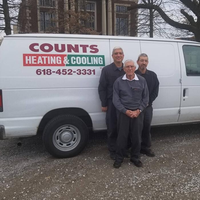Counts Heating & Cooling LLC Logo