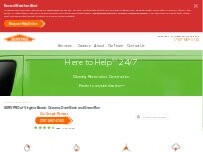 Website Screenshot SERVPRO of Virginia Beach, Oceana, Dam Neck and Green Run