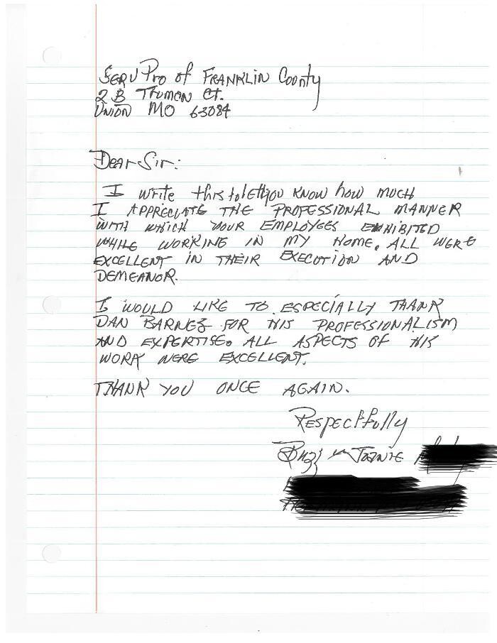 Images SERVPRO of Franklin County