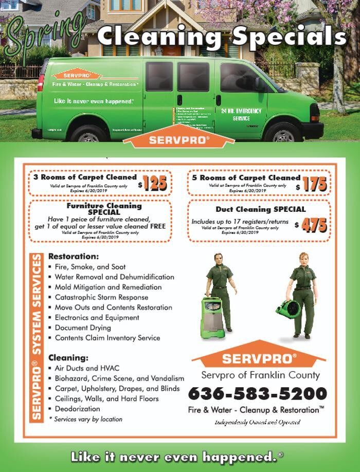 Images SERVPRO of Franklin County