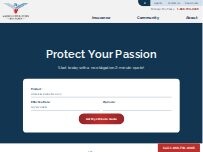 Website Screenshot American Collectors Insurance