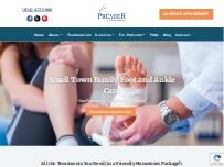 Website Screenshot Premier Podiatry Group, P.C.