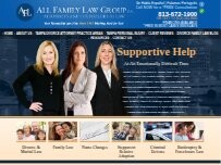 Website Screenshot All Family Law Group, P.A.