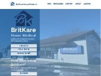 Website Screenshot BritKare Home Medical