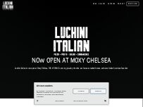 Website Screenshot Luchini Italian