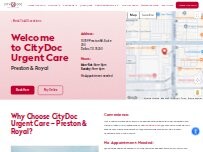 Website Screenshot CityDoc Urgent Care