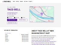 Website Screenshot Taco Bell