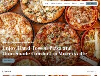 Website Screenshot Ginny's Neighborhood Pizza Joint