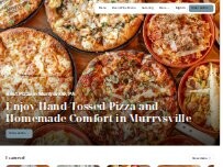 Website Screenshot Ginny's Neighborhood Pizza Joint