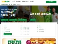 Website Screenshot Subway